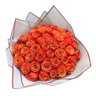 Orange Rose + 2 Free Choices of Cadbury