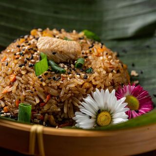 Arroz Frito com Frango