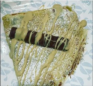 Crepes con crema bianca