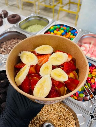 Mini Pancake Strawberry & Banana (8 Uds.)