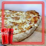 Пица Маргарита (1800г) + 2 бр. Coca-Cola Zero (330мл)