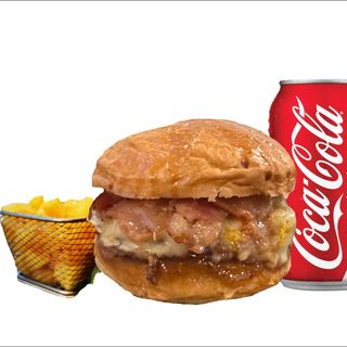 Menú Hamburguesa PULLED PORK + Patatas + bebida