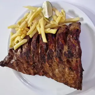 Costillas en salsa de barbacoa 1/2 ración 