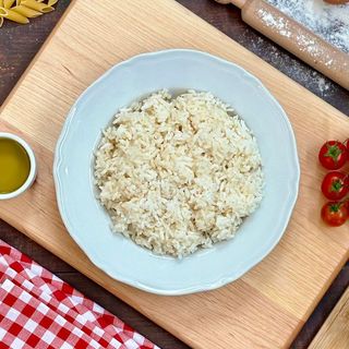 Riso bianco e olio