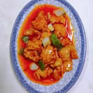 86. Pescado agridulce