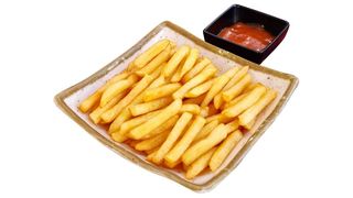 Frytki duże z ketchupem