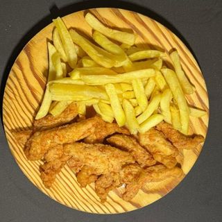 Tiras De Pollo Crujientes