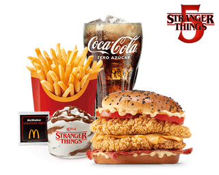 Menú Completo Stranger Things Pollo Doble