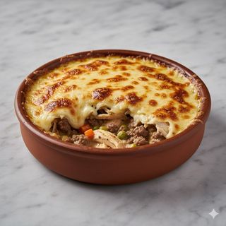 Menú De Plato Gratinado