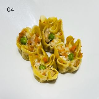 04. Ravioli di gamberi al vapore o griglia - 4 pezzi
