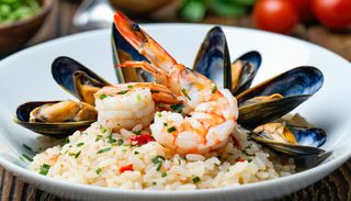 Risotto cu fructe de mare