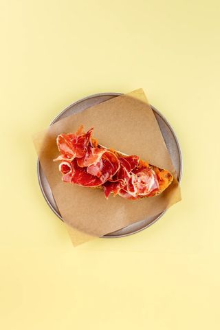 Iberian Ham And Tomato Toast 