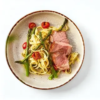 Entrecôte Nature Et Pâtes