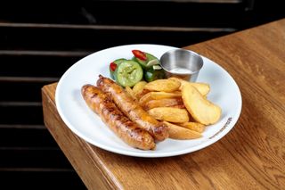 Ковбаски Чилійські з сиром (150/100/80/30г)