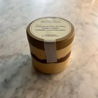 Crème glacée Dulce de Luchee Praliné cacahuète 500 Gr