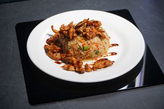 33. Riso al salto con pollo