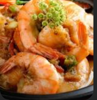 Plato De Gambas Jalfrezi