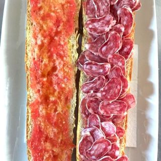 bocadillo de fuet 
