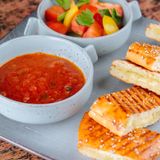 Панини с сыром и курицей