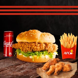 Formule Cheezy Chicken Burger