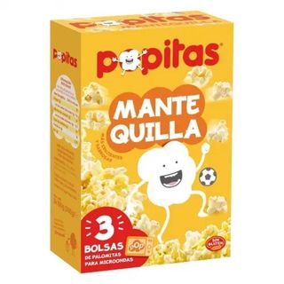 Palomitas Mantequilla Microondas Popitas 3x100 Gr.