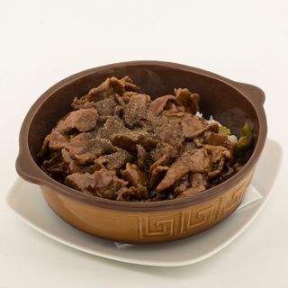 Bo sot tieu den - Vita in sos de piper si orez