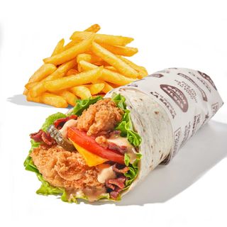 Wrapper BLT (Bacon) con Patatas