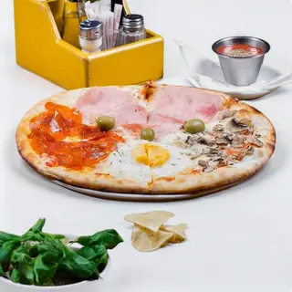 Pizza Quattro Stagioni velika+ Coca Cola