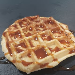 Gofre dulce de leche