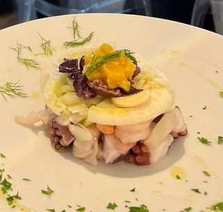 Insalata di mare al profumo di agrumi