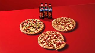 3 Pizzas Medianas + 3 Bebidas