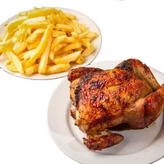 Pollo Asado Entero + Patatas + Bebida