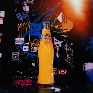 KAS Naranja Zero Refresco con gas sabor Naranja sin Azúcar Lata 330ml
