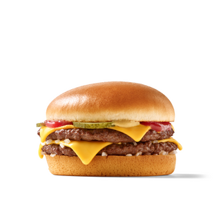 Twin cheese burger menù