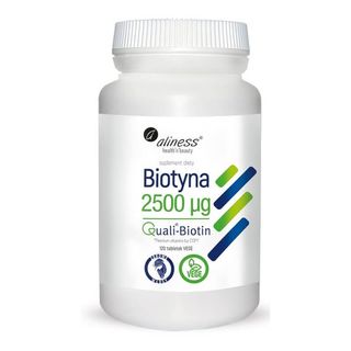 Biotyna 2500 mcg 120 tabletek Aliness