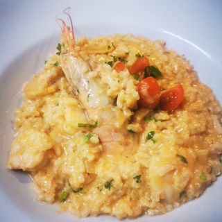 Risotto A La Crema De Gambas