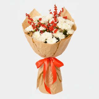 Букет"Red on White"