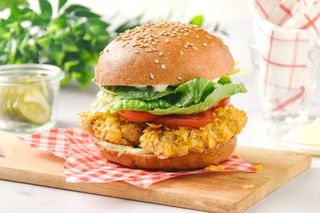 HAMBURGUESA FINGER DE POLLO (menu)