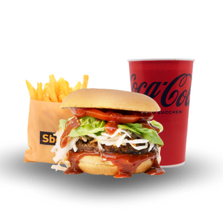 VEGGIE SBERLA + PATATINE E BIBITA