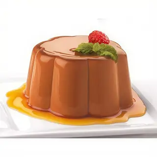 Pudding Casero Con Nata