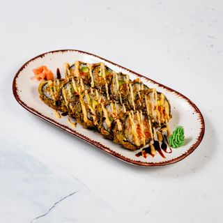 Hrskavi sushi od lososa i avokada