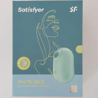 Satisfyer - Pro To Go 2 Estimulador Y Vibrador Doble Verde