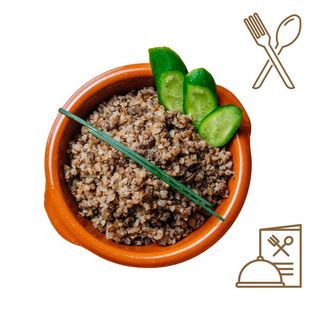 Sarraceno con Mollejas de Pollo