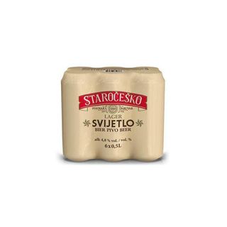 Staročeško lager svijetlo pivo 0,5 l