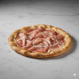 Focaccia al formaggio del levante ligure con ripieno al prosciutto cotto alle erbe