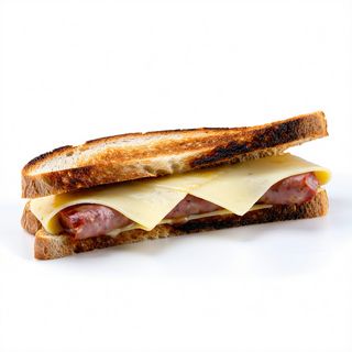 Bocadillo De Longaniza Con Queso