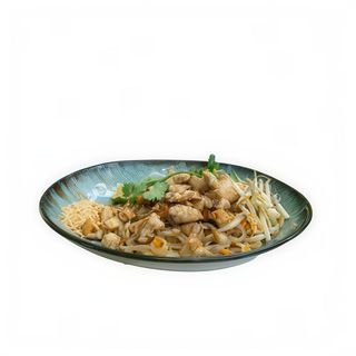 Pad Thai Salteado Con Pollo Y Salsa Tamarindo