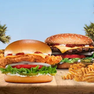 Carl's Duo Combo Burger