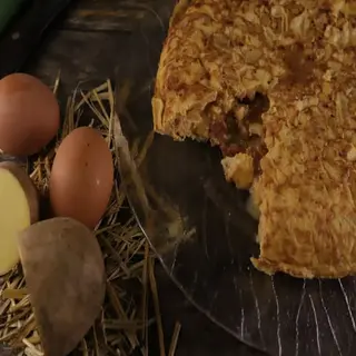 Tortilla de chorizo (mediana)