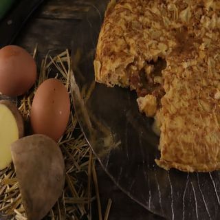 Tortilla de chorizo (mediana)